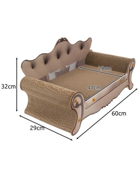 Katės draskymas - sofa Purlov 24285