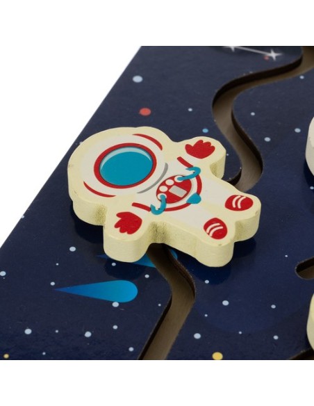 Medinė dėlionė - saulės sistema Kruzzel 24763