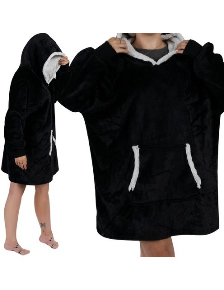 XXL megztinis - juoda antklodė Ruhhy 24403