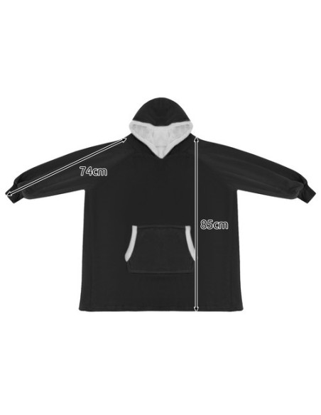 XXL megztinis - juoda antklodė Ruhhy 24403