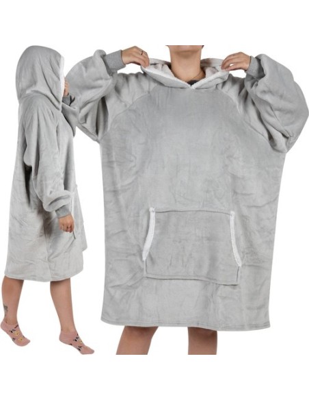 XXL megztinis - pilka antklodė Ruhhy 24402