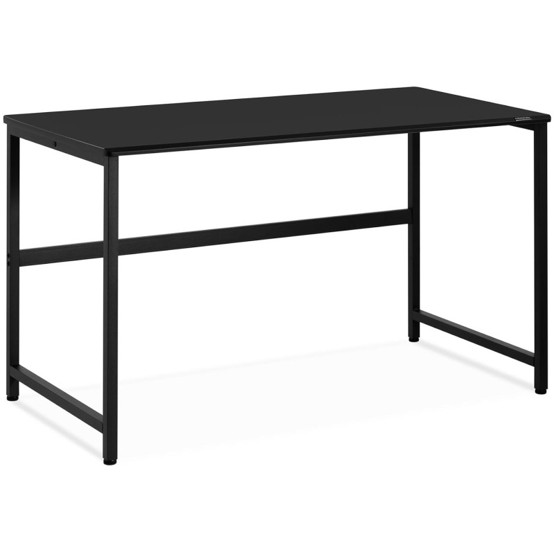 Pramoninis kompiuterio stalas ant metalinio rėmo 120 x 60 cm juodas