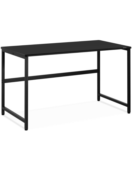 Pramoninis kompiuterio stalas ant metalinio rėmo 120 x 60 cm juodas Pramoninis kompiuterio stalas ant metalinio rėmo 120 x 60 cm juodas