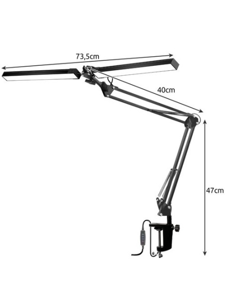 Piešimo stalo lempa Izoxis 24223