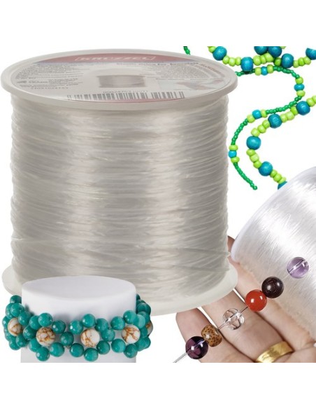 Elastinė juosta apyrankėms gaminti - 40m Kruzzel 24753