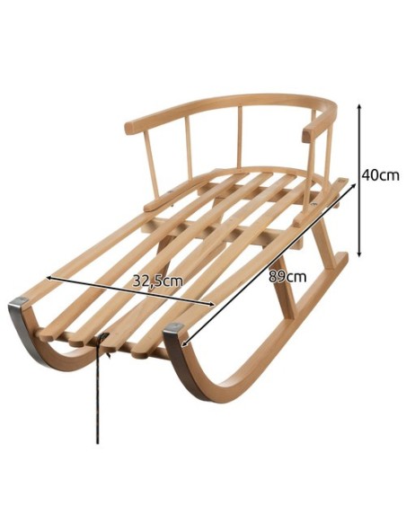 Medinės rogės Kruzzel 25217