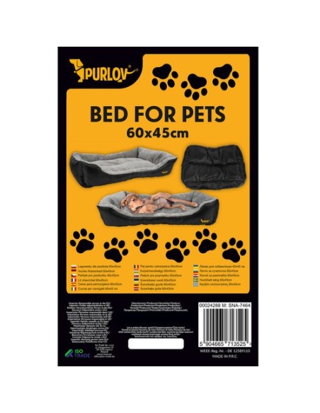 Šuns/ katės guolis 60x45cm Purlov 24288