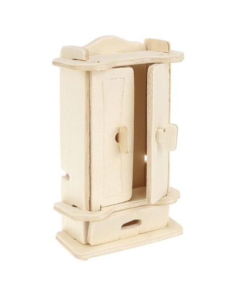 Medinių baldų lėlėms rinkinys, 34 vnt. 23542