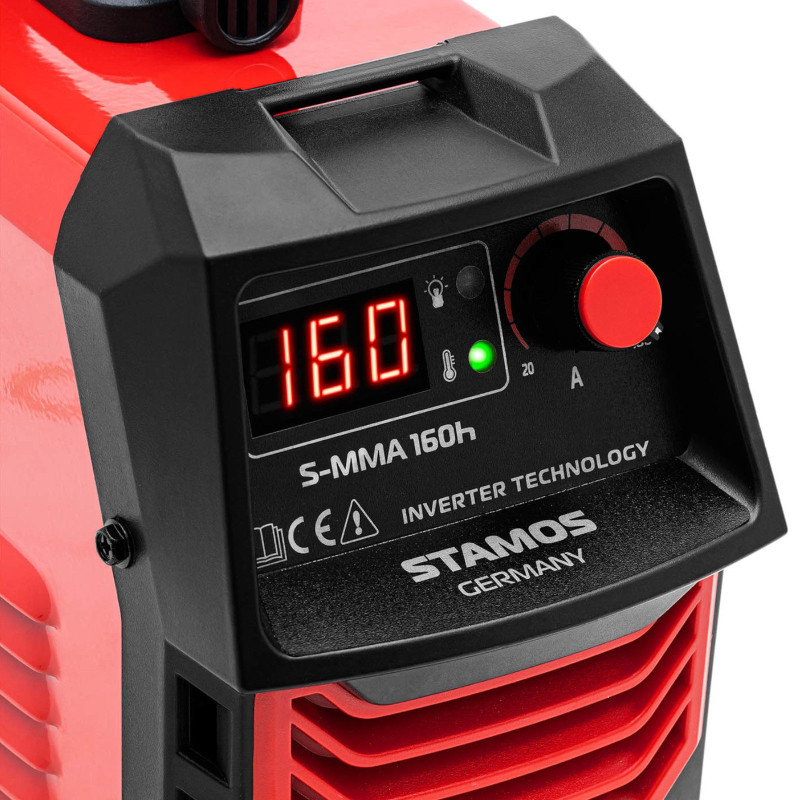 MMA IGBT suvirintojas su Hot Start Arc Force Anti-Stick LED 160A