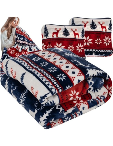 Antklodė 1,6x2m + 2x pagalvės užvalkalas Ruhhy 24825