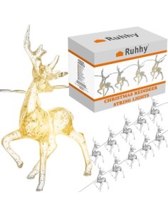 Kalėdinės lemputės – šiaurės elniai Ruhhy 24955