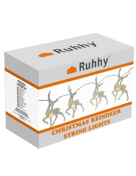 Kalėdinės lemputės – šiaurės elniai Ruhhy 24955