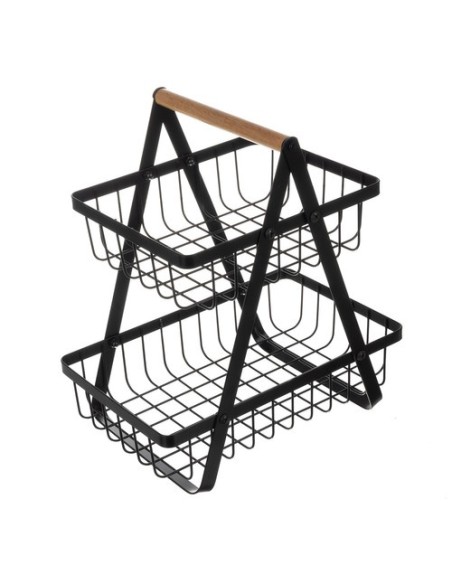 Ruhhy 24265 dviejų pakopų vaisių/ daržovių krepšelis