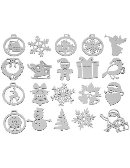 Mediniai baubliai - 20 vnt. Ruhhy