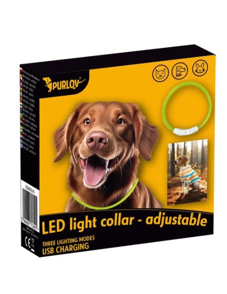 LED šviesos reguliuojama apykaklė Purlov 24200