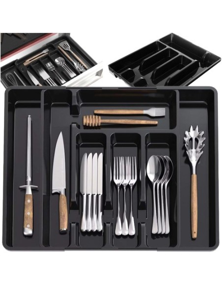 Plastikinis įdėklas/ tvarkyklė Ruhhy 24748 stalčiui