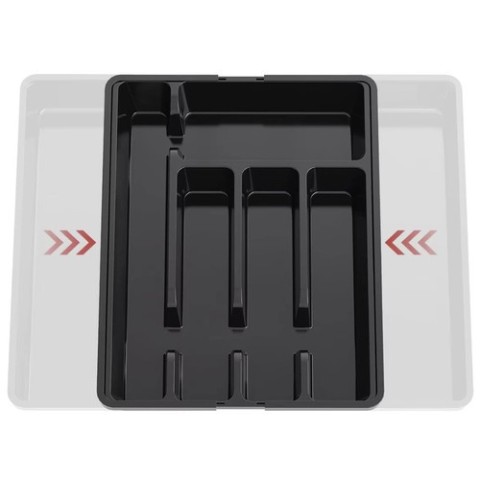 Plastikinis įdėklas/ tvarkyklė Ruhhy 24748 stalčiui