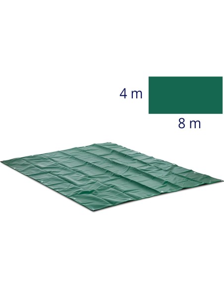 Brezento apsauginė danga su PVC ąselėmis 650 g/m2 800 x 400 cm Brezento apsauginė danga su PVC ąselėmis 650 g/m2 800 x 400 cm