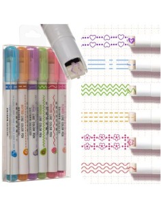 Trafaretinis rašiklis - rinkinys iš 6vnt Maaleo 24861