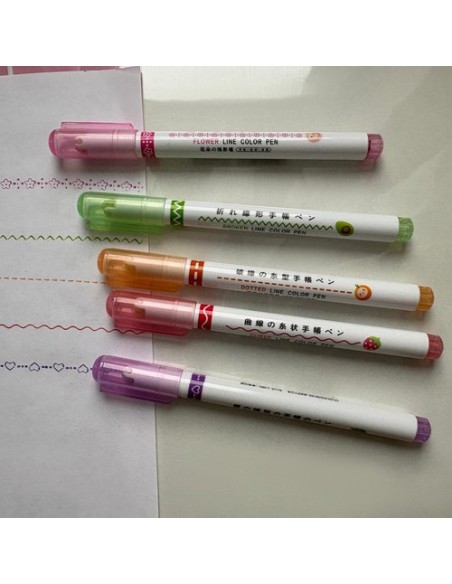 Trafaretinis rašiklis - rinkinys iš 6vnt Maaleo 24861