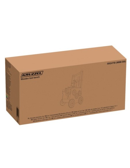 3in1 medinės dirbtuvės Kruzzel 24758