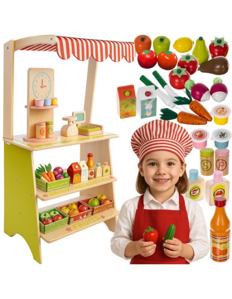 Medinis kioskas su priedais Kruzzel 24888