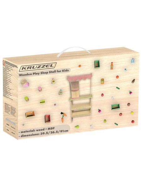 Medinis kioskas su priedais Kruzzel 24888