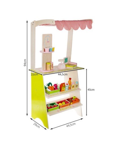 Medinis kioskas su priedais Kruzzel 24888