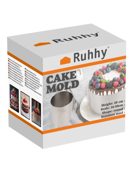 Torto forma/ konditerijos apvadas 15 cm Ruhhy 24618