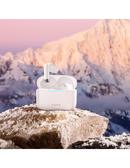 Į ausis įdedamos belaidės ausinės TWS Bluetooth 5.3 baltos Į ausis įdedamos belaidės ausinės TWS Bluetooth 5.3 baltos