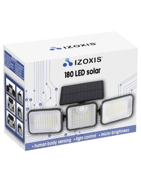 Saulės energija varomas šviestuvas 180 LED Izoxis 24889
