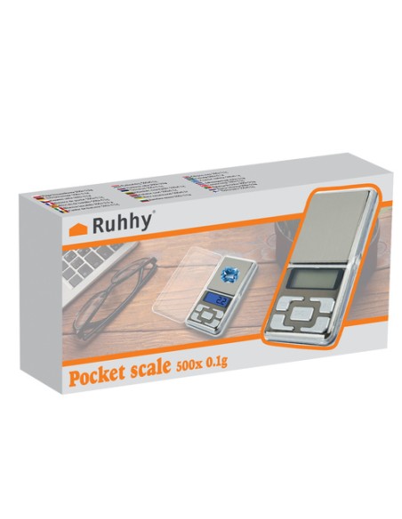 Kišeninės svarstyklės 500x0,1g Ruhhy 24209