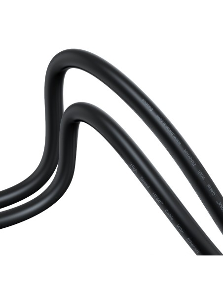 Didelės raiškos serijos HDMI 2.0 4K 60Hz kabelis 2m juodas Didelės raiškos serijos HDMI 2.0 4K 60Hz kabelis 2m juodas