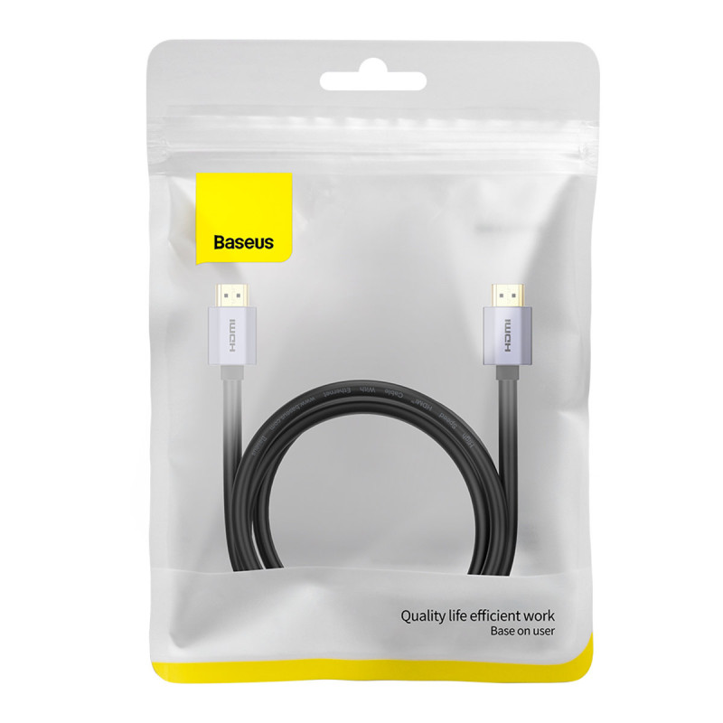 Didelės raiškos serijos HDMI 2.0 4K 60Hz kabelis 2m juodas