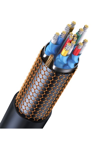 Didelės raiškos serijos HDMI 2.0 4K 60Hz kabelis 2m juodas Didelės raiškos serijos HDMI 2.0 4K 60Hz kabelis 2m juodas