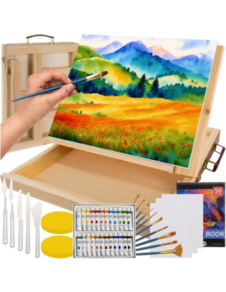 Tapybos rinkinys lagamine 45 vnt. Maaleo 23863