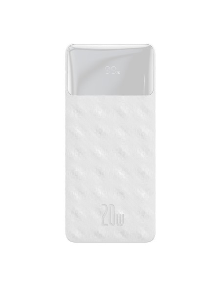 Bipow maitinimo blokas su greito įkrovimo 10000 mAh USB-A microUSB laidu 0,25 m baltas Bipow maitinimo blokas su greito įkrovimo 10000 mAh USB-A microUSB laidu 0,25 m baltas