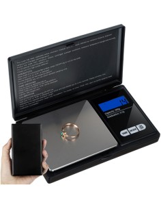 Kišeninės svarstyklės 500 x 0,1g su atvartu 23573