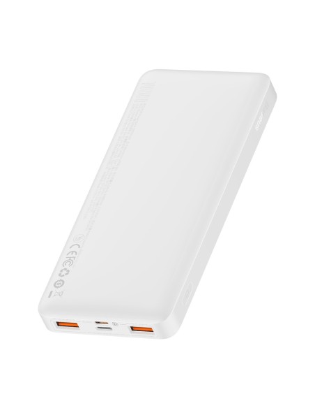 Bipow maitinimo blokas su greito įkrovimo 10000 mAh USB-A microUSB laidu 0,25 m baltas Bipow maitinimo blokas su greito įkrovimo 10000 mAh USB-A microUSB laidu 0,25 m baltas