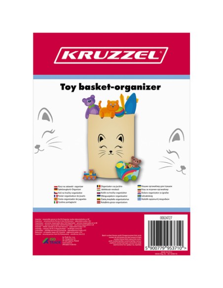 Žaislų krepšelis - organizatorius 63L Kruzzel 24727