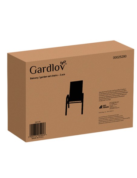 Sodo kėdžių komplektas - 2 vnt. Gardlovas 25290