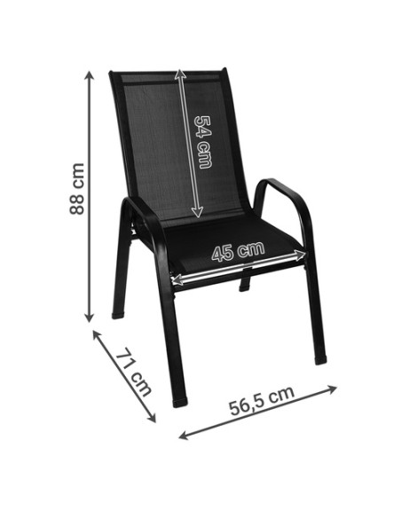 Sodo kėdžių komplektas - 4 vnt. Gardlovas 25415