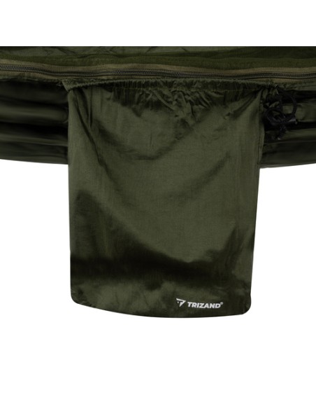 Turistinis hamakas su brezentu ir tinkleliu nuo uodų 260x140 cm