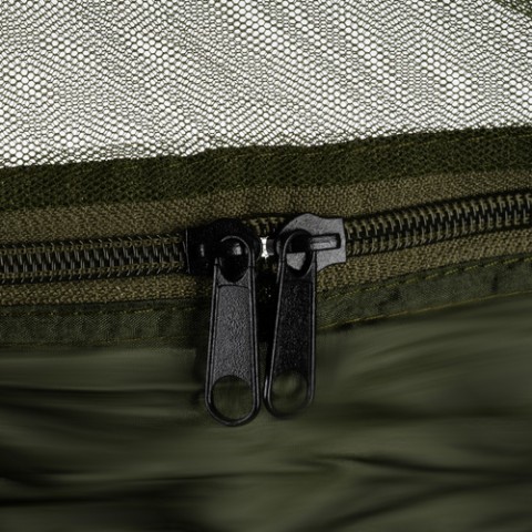 Turistinis hamakas su brezentu ir tinkleliu nuo uodų 260x140 cm