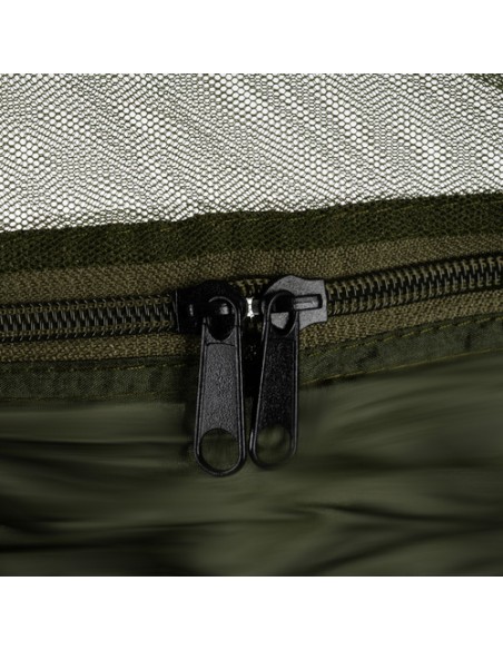 Turistinis hamakas su brezentu ir tinkleliu nuo uodų 260x140 cm