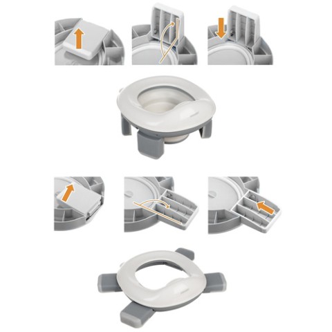 Kruzzel 25510 nešiojamas/ kelioninis puodukas