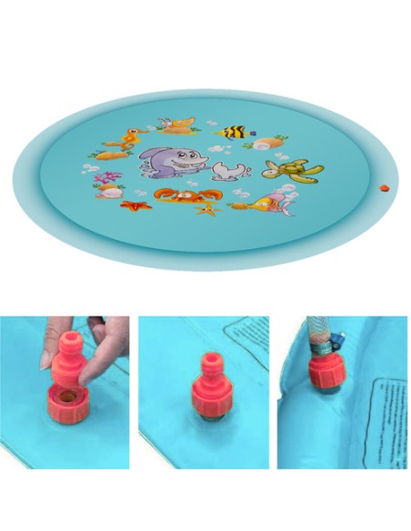 Vandens kilimėlis - fontanas 165cm Kruzzel 25478