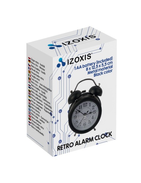 Retro laikrodis - žadintuvas Izoxis 25473