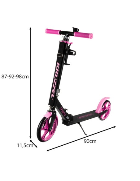 Spidoo paspirtukas rožinis Kruzzel 25628