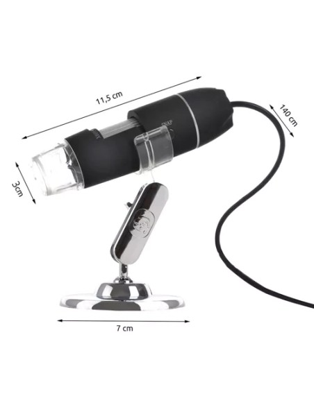 USB skaitmeninis mikroskopas 1600x Izoxis 25467
